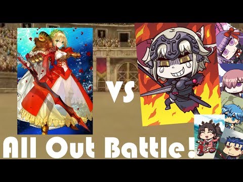 Budget Team (ft. Support Jalter) vs Nero Team -  FGO Nerofest 2019 Exhibition Quests