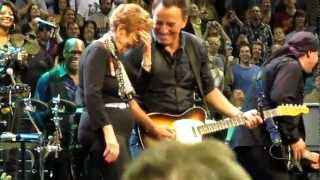 Bruce Springsteen Dancing in The Dark with his Mom in Philly at The Well Fargo Center 2012