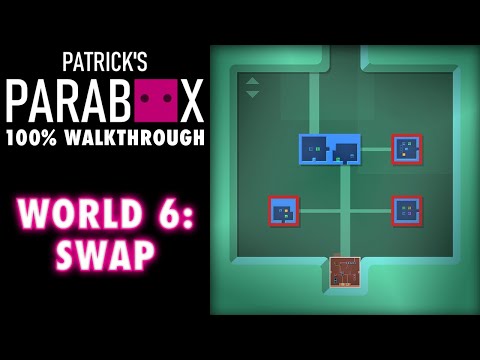 Patrick's Parabox "Swap" All Puzzle Solutions | 100% All Levels Gameplay Walkthrough Part 6