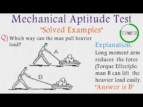 Mechanical Aptitude Test Solved & Explained | Mechanical Comprehension Test |