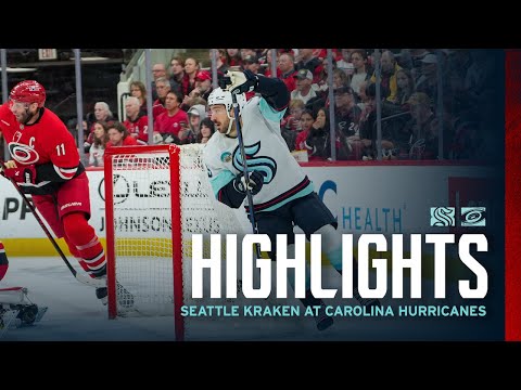 Seattle Kraken at Carolina Hurricanes  | 1/10 Game Highlights