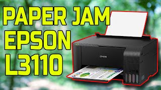 How to FIX Printer Paper Jammed ! epson l3110 printer paper jam problem [epson l3110]