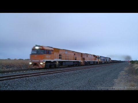 Great Southern Locomotives Leading 3PM4 (31/1/2020) - PoathTV Australian Trains & Railways