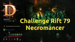 Diablo 3 - Challenge Rift - Challenge 79 - Necromancer - Completed