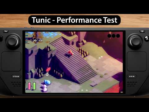 Tunic | Steam Deck (OLED) Performance Test | Low vs Med. vs High