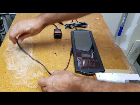 Solar battery tender connected through the OBD port!