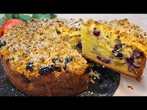 Apple Blueberries Cake