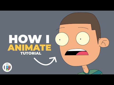 How I Animate A Scene in Krita