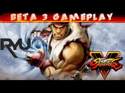 Street Fighter V Beta (Phase 3) - Ryu Ranked Online Matches