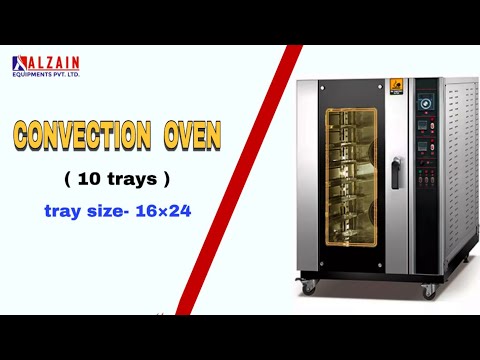 Alzain Convection Oven 10 Tray Gas Operated