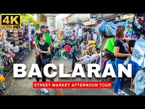 [4K] VIBRANT SHOPPING SCENE at Baclaran Street Market | Parañaque, Philippines (2025)