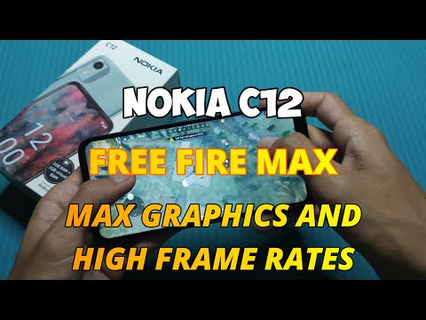 Free Fire Max in Nokia C12 (Hand Cam)