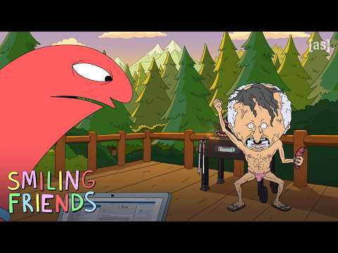 Allan Doesn't Want Mr. Boss's Hot Dog | Smiling Friends | adult swim