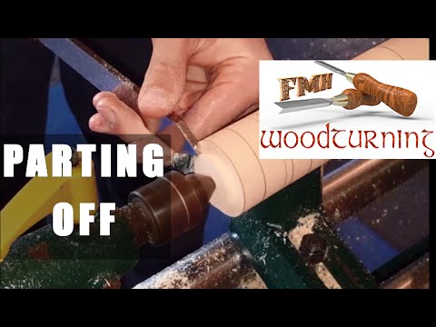 Parting off on the lathe