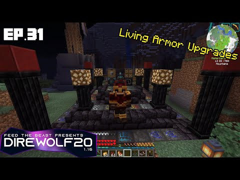 Direwolf20 1.16 [Ep.31] Living Armor Upgrades