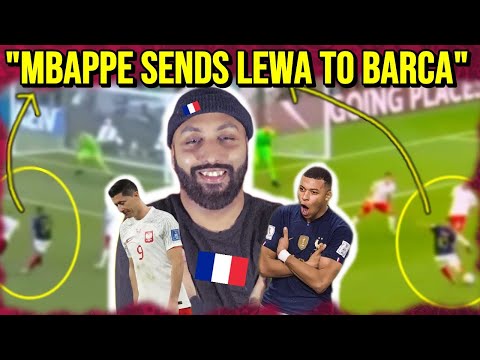 FRANCE FAN WILDEST REACTION to FRANCE 3-1 POLAND! MBAPPE GOALS SHOW LEWANDOWSKI THE NEW KING!