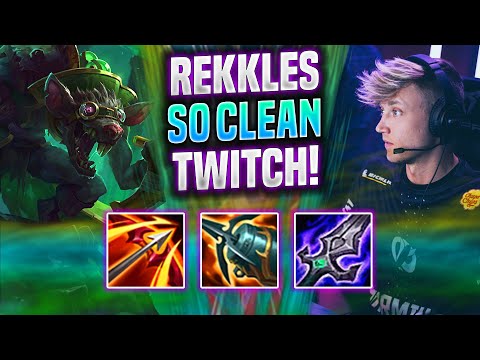 REKKLES IS SO CLEAN WITH TWITCH! - KC Rekkles Plays Twitch ADC vs Tristana! | Season 2022