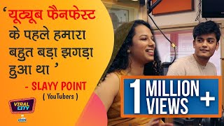 Famous YouTubers Slayy Point Roast Each Other For The First Time | Viral City | BINOD video