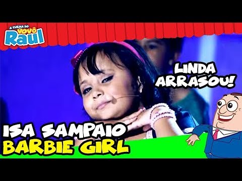 ISA SAMPAIO ARRASA COM "BARBIE GIRL" NO PROGRAMA RAUL GIL!