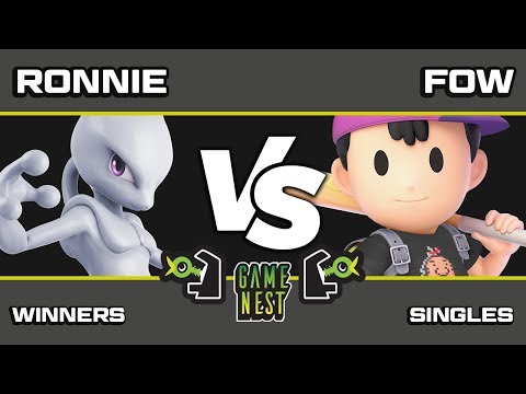 Game Nest Smash It Up: Ronnie (Mewtwo) vs FOW (Ness) - Winners Round 4