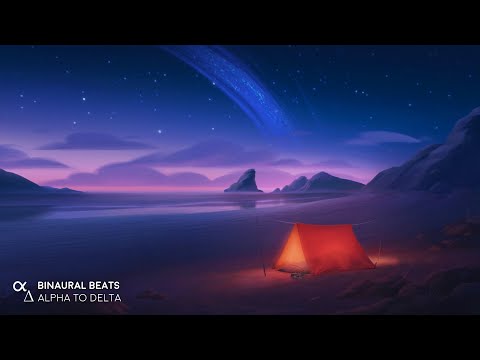 8 Hours DEEP SLEEP Music [Full Sleep Cycle] Calming Ocean Sounds - Binaural Beats