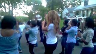 Beyonce At Jay Z Momma's House Block Party In Orange N J  Dancing In The Street! Video Bossip com