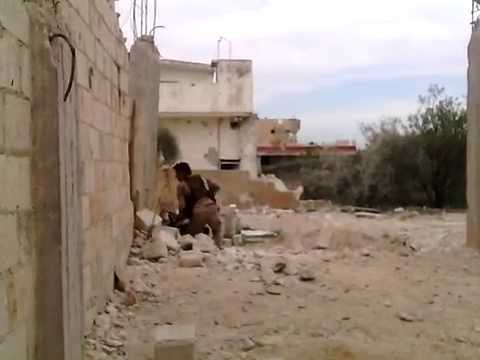 التصدي لقوات النظام على جبهة مورك الجنوبية من قبل لواء أنصار الحق في ريف حماة