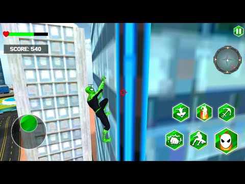 Spider Rope Hero Man Gangster Crime City Battle - Spider City Rescue Battle | Android GamePlay