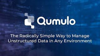 Vidéo de Qumulo File Data Platform