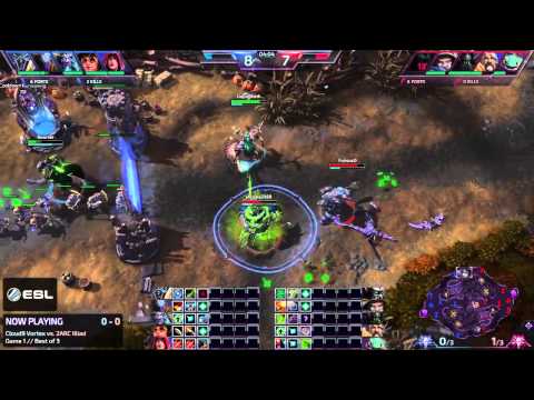 ESL Go4Heroes Americas December Monthly QFT - [G1] Cloud9 Vortex vs 2ARC Illiad
