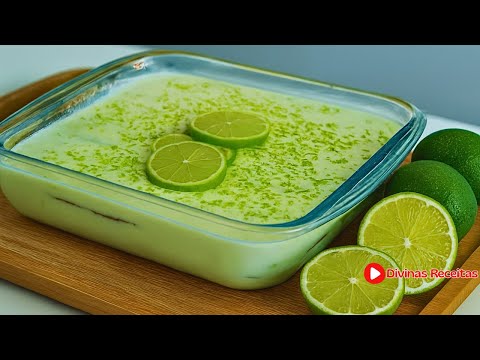 ✅ESSE PAVÊ DE LIMÃO É A SOBREMESA MAIS FÁCIL E CREMOSA DO MUNDO! SEM GELATINA!