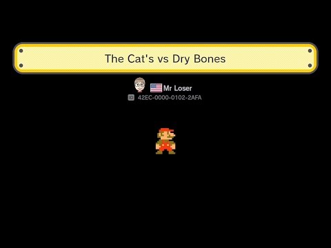Super Mario Maker - The Cat's vs Dry Bones