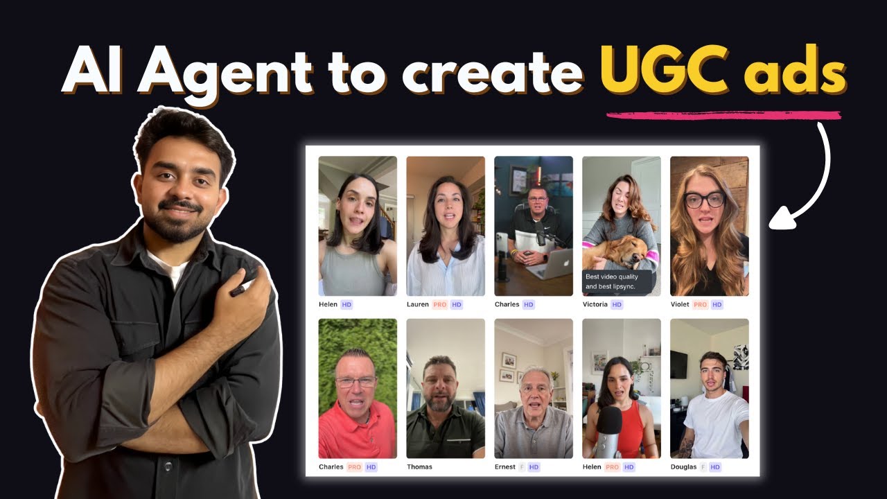 AI Automation to create UGC AI ads