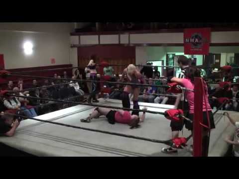 Nicole Matthews vs. Taya Valkyrie vs. KC Spinelli vs. Bambi Hall (12/3/11) | ECCW Classics