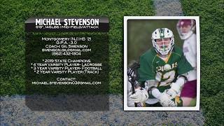 Michael Stevenson 2019 Lacrosse Highlights | Montgomery (NJ) HS '21
