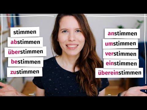 10 Verben mit "stimmen": Was bedeuten abstimmen, anstimmen, umstimmen, verstimmen (und mehr)?