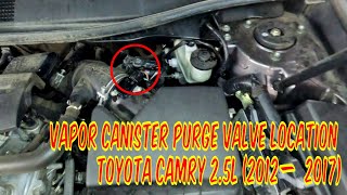 Toyota Camry Vapor Canister Purge Valve Location (2012-2017, 2.5L Engine)
