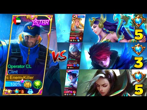 TOP GLOBAL CLINT VS TOP SUPREME PLAYERS - MLBB