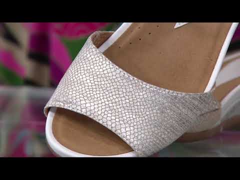 Earth Leather or Suede Two-Piece Sandals - Hera on QVC