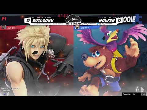 Quarantainment 30 Losers Semis - Wolfen (Banjo) Vs. Evilgoku (Cloud) Smash Ultimate - SSBU