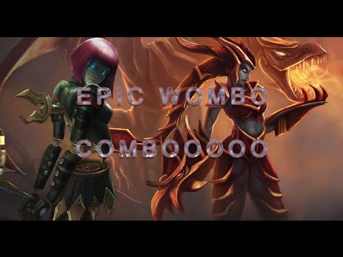 Epic Wombo Combo Shyvana + Orianna HD League Of Legends