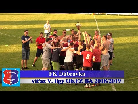 FCL VW DNV B : FK Dúbravka 2 : 7 Highlighty V. liga ObFZ BA 26. kolo 1819  HD