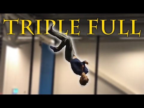 Oliver lands Triple Full - 11/12/16