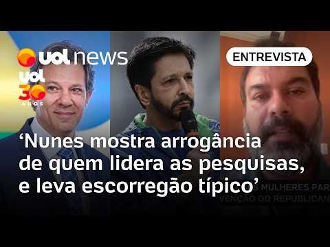 Nunes mostra arrogância de quem lidera as pesquisas ao chamar Haddad de ‘professorzinho’ | Medeiros
