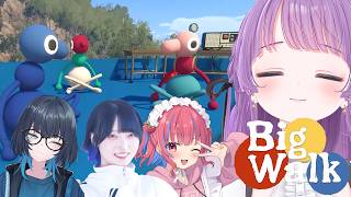 【Big Walk】オフで遊んだ４人なら、チームワーク抜群なはず！脱迷子できるか…！？！？【もちひよこ】