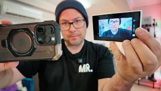 Vlog Selfie Monitor Screen with Speaker, Magnetic Phone Back Camera Monitor