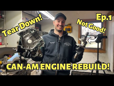 How To Rebuild a Can-Am V-Twin Rotax Engine - Episode 1 | Disassembly & Finding Out What Went Wrong