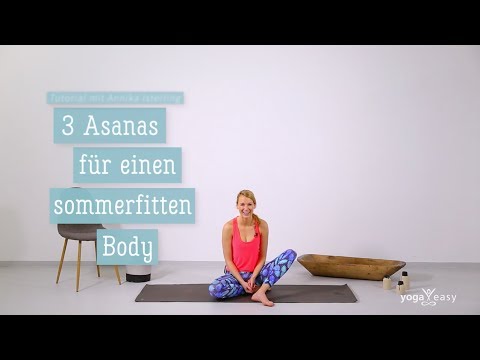 3 Übungen für den Beachbody | Yoga für Bauch Beine Po