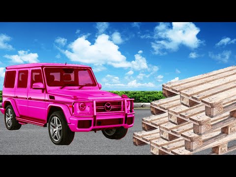 BeamNG Drive Cars vs Growing Pallets