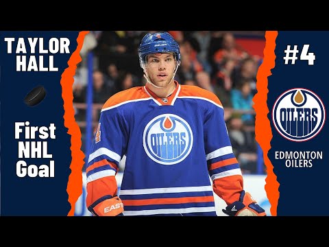 Taylor Hall #4 (Edmonton Oilers) first NHL goal Oct 28, 2010 (Classic NHL)